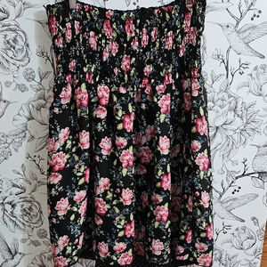 Reversible Floral or Polka Dots Smocked Dress/ Shirt
